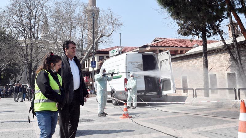 Osmangazi Belediyesi, tüm dünyayı etkisi altına alan corona virüse karşı