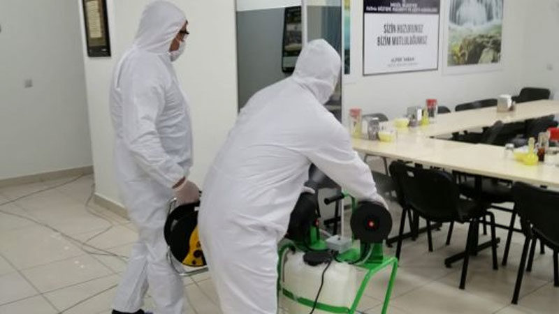 İnegöl Belediyesi Fatma Göztepe Huzurevi’nde koronavirüs salgınına ilişkin sıkı tedbirler