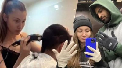 İran’da mahsur kalmıştı! Sevgilisini tıraş etti