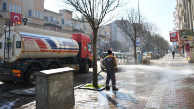 İnegöl dezenfekte ediliyor