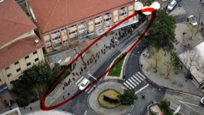 Test kuyruğu! Sosyal mesafeye uymadılar…