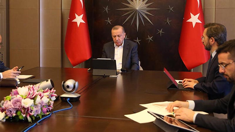 Cumhurbaşkanı Erdoğan, Hakan Fidan ile görüştü