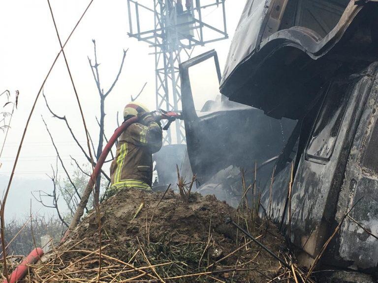Bursa’da korkutan yangın