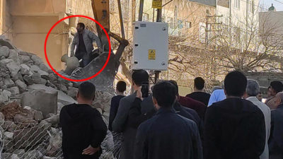 Cami yıkımında bulundu, ortalık karıştı!