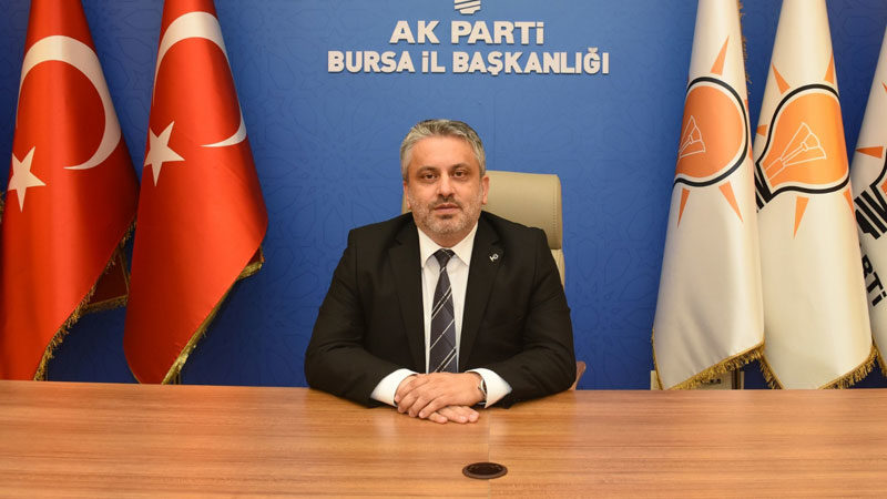 AK Parti Bursa İl Başkanı Ayhan Salman, Cumhurbaşkanı Recep Tayyip