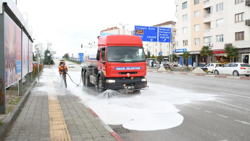 İnegöl Belediyesi her alanda önlemini aldı İnegöl Belediyesi her alanda önlemini aldı