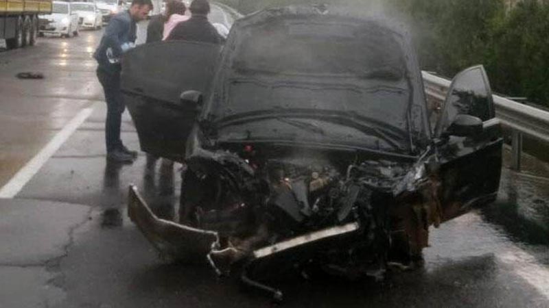 İki ayrı trafik kazası!