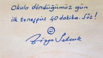 Bakan’dan öğrencilere söz; 40 dakika teneffüs…