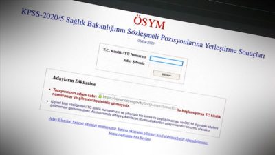 Sağlık Bakanlığı’na 18 bin personel yerleştirme sonuçları açıklandı