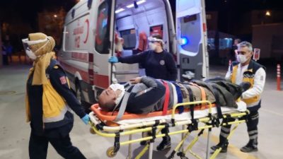 Yeni satın aldığı motosikletiyle kaza yaptı! Durumu ağır…