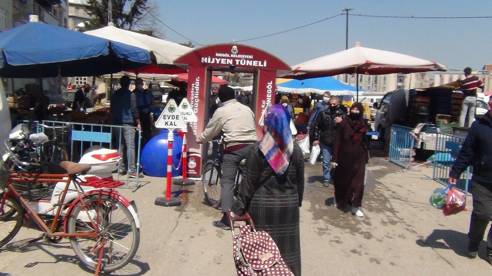 2 günlük sokağa çıkma yasağını bitince Bursalılar kendini oraya attı