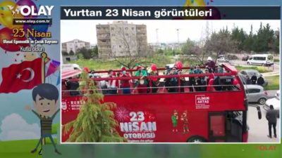 Yurttan 23 Nisan görüntüleri