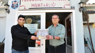 Muhtarlıklara maske dağıtımına başlandı