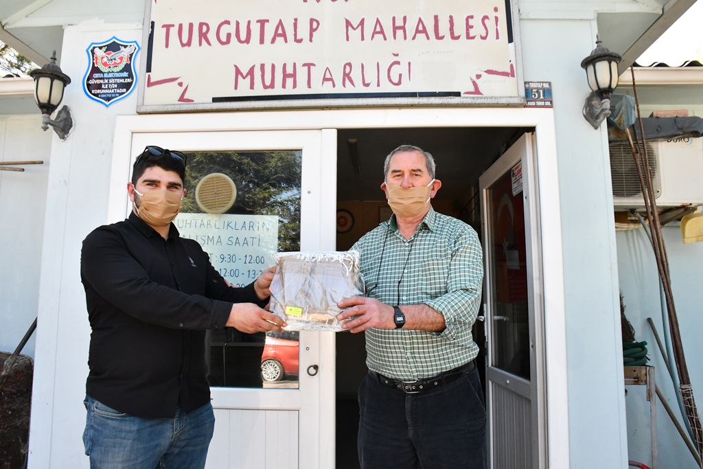 Muhtarlıklara maske dağıtımına başlandı