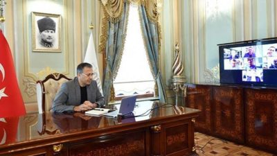 Vali Yerlikaya, Oda Başkanları ile video konferans toplantısı yaptı