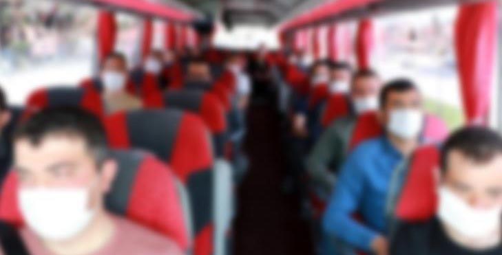 İhbar edilen otobüsten 4 corona virüslü çıktı!