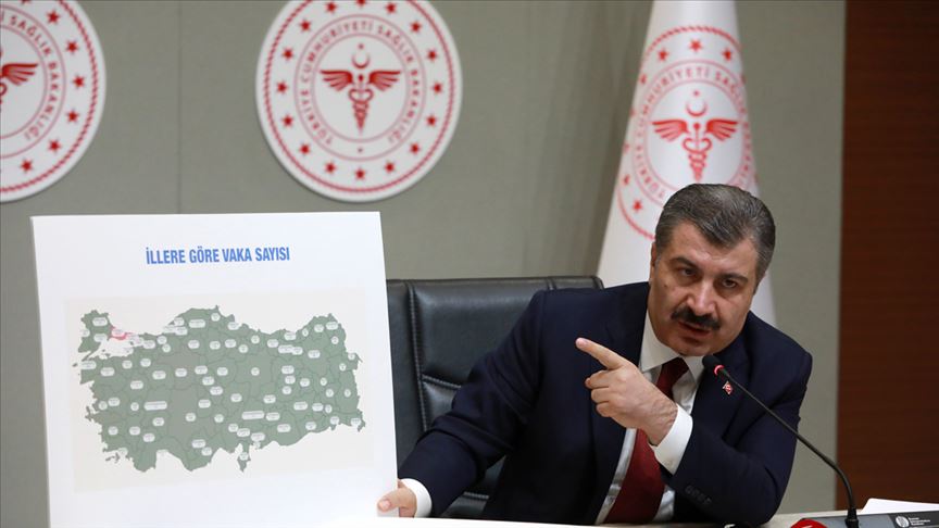 İl il koronavirüs vaka haritası! Bursa’da kaç vaka var?