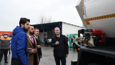 Başkan Taban’dan temizlik çalışanlarına özel teşekkür