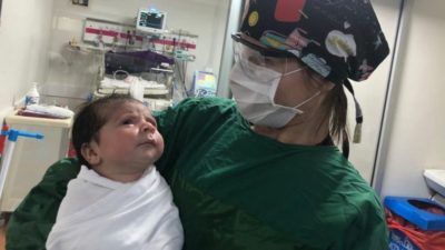 1 aylık Muhammed bebek, koronavirüsü yendi