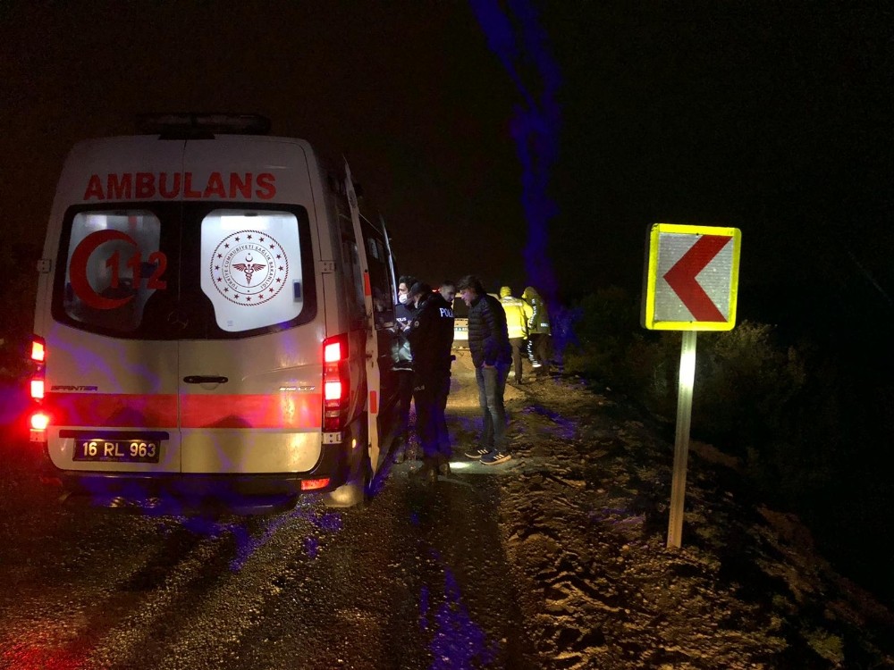 Bursa’da can pazarı! Kontrolden çıktı.. 30 metre şarampole uçtu