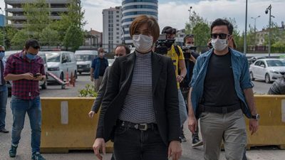 Canan Kaftancıoğlu, ifade vermek için adliyeye geldi