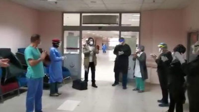 Koronavirüsü yenenler böyle taburcu oldu