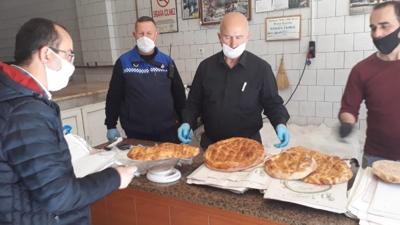 Mustafakemalpaşa Belediyesi Zabıta Müdürlüğü ekipleri, ilçe genelinde bulunan fırınlara Ramazan