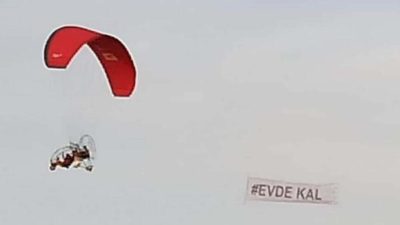 Bursa semalarında ‘evde kal’ mesajı