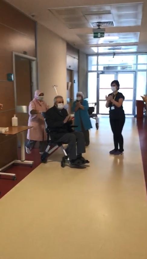 Mustafakemalpaşa’nın ilk korona virüs hastası taburcu oldu