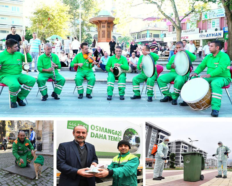 Bir alkış da temizlik kahramanlarına: ‘Geldi iki gözümüzün çiçekleri’