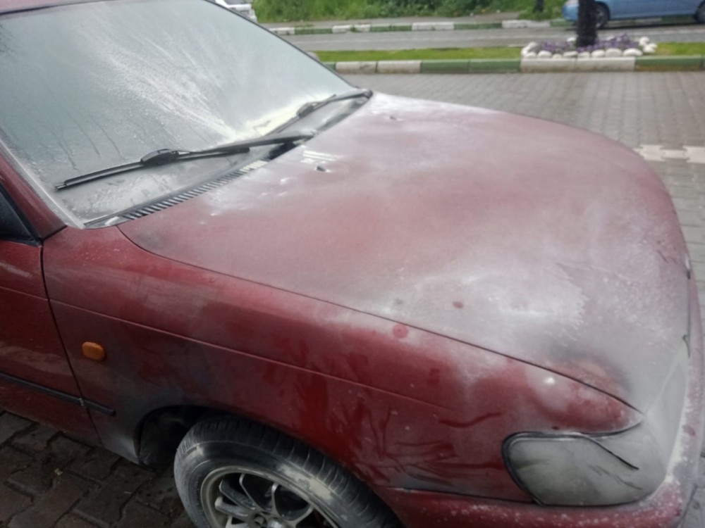 Bursa’da park halindeki araçta yangın