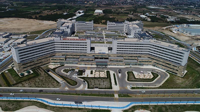  Güney Marmara'da 6 milyon nüfusa hizmet eden Bursa Şehir Hastanesi,