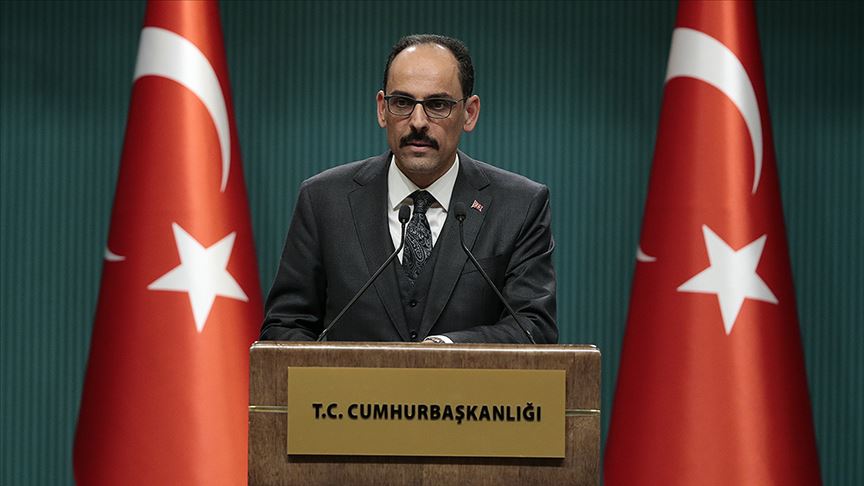 Cumhurbaşkanlığı Sözcüsü Kalın: İsrail ve Filistin’e tıbbi malzeme göndereceğiz