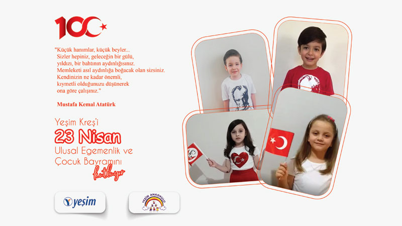 Yeşim Kreşi’nde 23 Nisan coşkusu dijital dünyaya taşındı