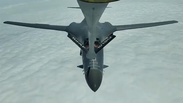 MSB duyurdu: ABD’ye ait 2 B-1 uçağına yakıt ikmali yapıldı