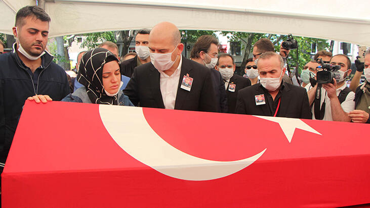 Şehit polis memuru, son yolculuğuna uğurlandı