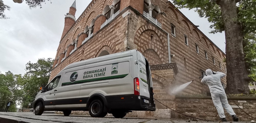 Osmangazi’deki camilerde temizlik seferberliği