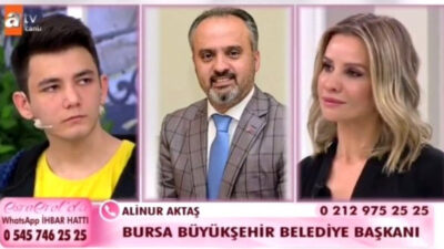 Bursa Büyükşehir Belediye Başkanı Aktaş Uğurcan’a sahip çıktı