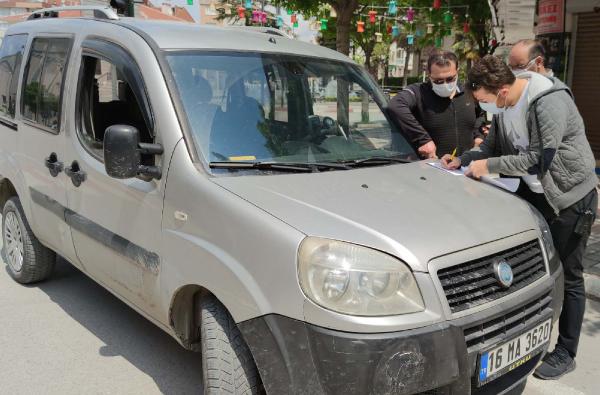 Bursa’da yasağa uymayınca cezayı yediler Bursa’da yasağa uymayınca cezayı yediler