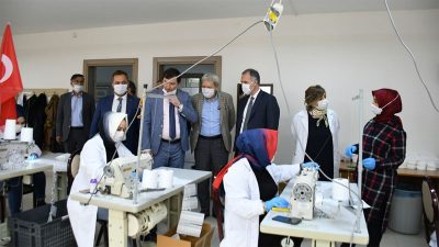 İnegöl Belediyesi’nde hedef 1 milyon maske