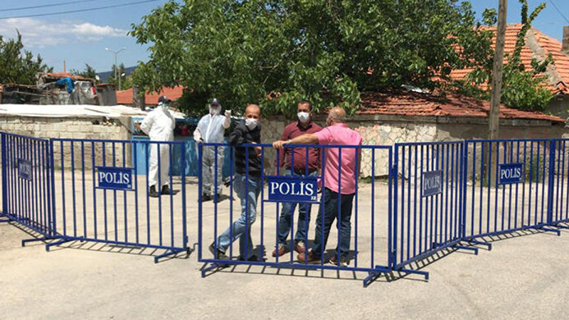1 kişide corona virüs çıktı, mahallede filyasyon çalışması başlatıldı