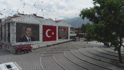 Kısıtlamanın son günü Bursa havadan görüntülendi