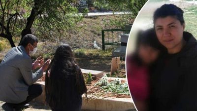 Emine Bulut’un kızı, annesinin mezarını ziyaret etti