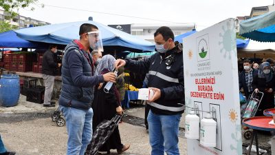 Zabıtanın ‘sosyal mesafe’ hassasiyeti