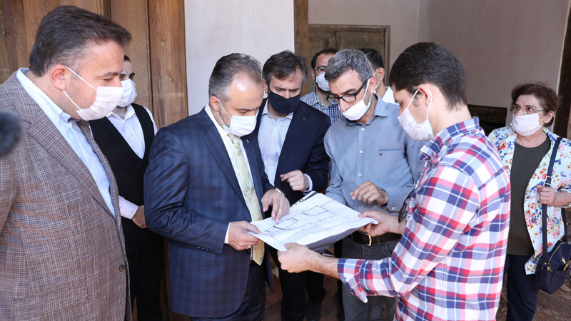 Bursa’da 200 yıllık bina ilk günkü ihtişamına kavuşuyor