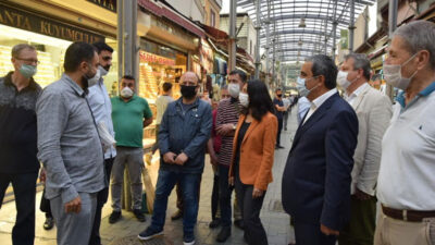 CHP’den Kapalıçarşı esnafına geçmiş olsun ziyareti