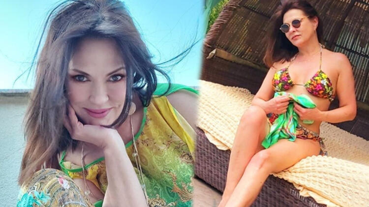 Kim der 57 diye! Bikinili pozlarına yenisini ekledi