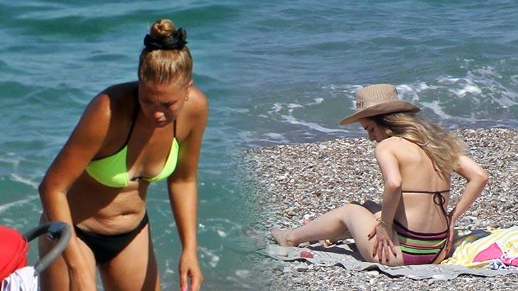 YSK nedeniyle kısıtlamadan muaf olan tatilciler, sahile akın etti!