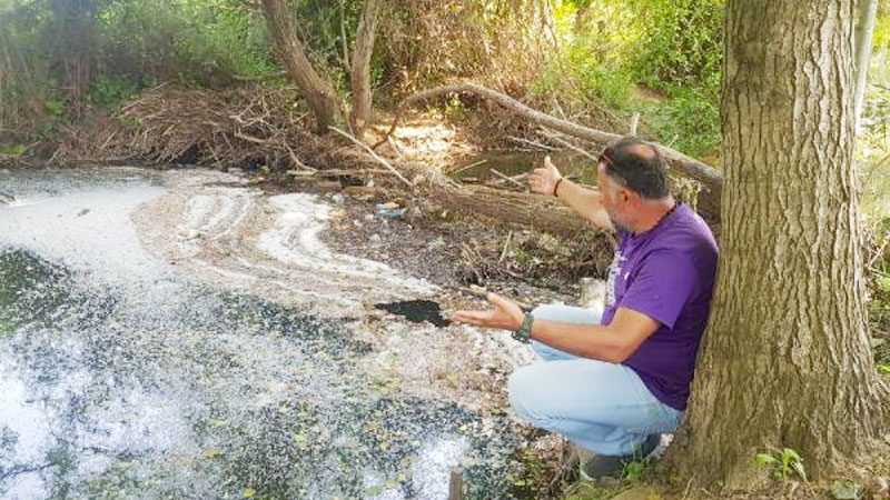 Bursa'daki İznik Gölü'nü besleyen en büyük dere olan Çakırca Deresi'nde