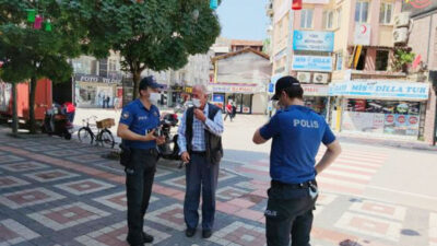 Bursa Polisi’nden ‘maske’ denetimi